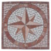 Marmer Natuursteen tegels in mozaiek medallion