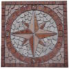 Mozaiek tegels van Rosso Verona Marmer