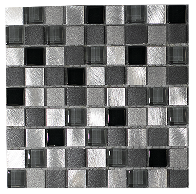 Rondsel fax Wieg Trendy mozaiek tegels van aluminium en glas: Topmozaiek24!