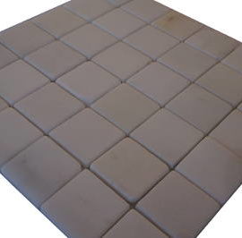 Witte mozaiek tegels voor vloer en wand