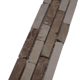 Mozaiek tegelstrip marmer 5x30cm B610 Topmozaiek24