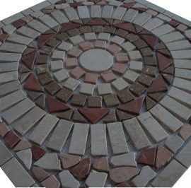 Mozaiek tegels steentjes